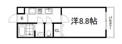 メゾン・クレアの間取り画像