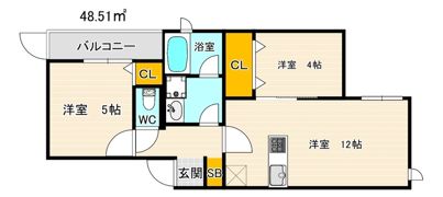 キーベルの間取り画像