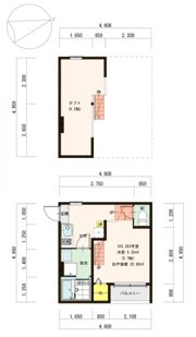 ヴィラージュ井尻の間取り画像