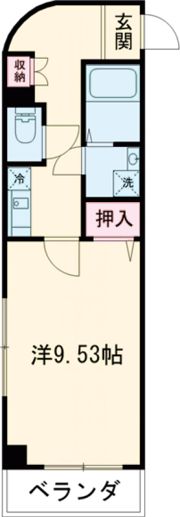 エリーフラッツ上桂の間取り画像