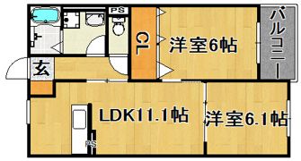 Leaf多々良の間取り画像