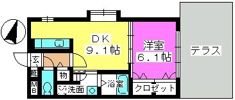 ブラン・ネージュの間取り画像