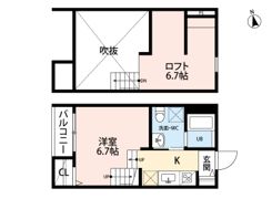 Rスクエア箱崎の間取り画像