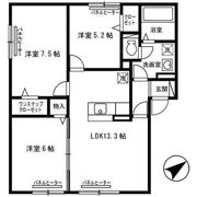 ルナメゾン Ⅰの間取り画像