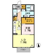 ブランドール馬出の間取り画像