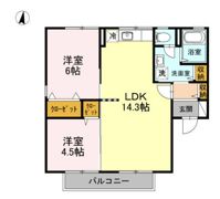 セジュールKAZ C棟の間取り画像