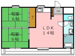椋ノ木マンションの間取り画像