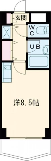 ランブラス桂東の間取り画像