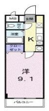 ビリーブ・Fの間取り画像