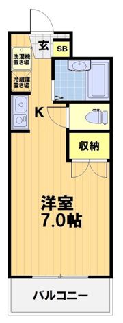 グロリアハイツの間取り画像