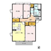 シャン・ヴィオレ A棟の間取り画像