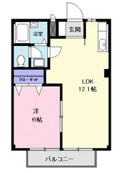 グランドハイツⅡの間取り画像