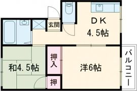 プレジール桂の間取り画像