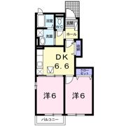 ア－ベイン浜田Cの間取り画像