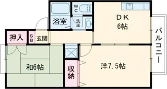 エンゼルハイム桂川の間取り画像