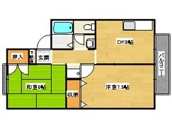 エンゼルハイム桂川の間取り画像