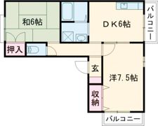 シャルマン桂川の間取り画像