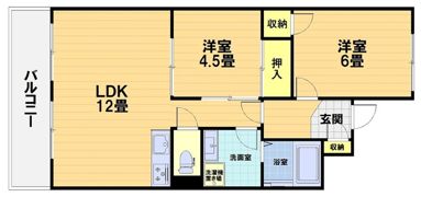 シャルム桂の間取り画像