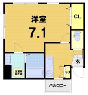 アクール桂の間取り画像