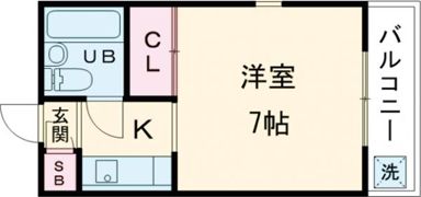 ロイヤルハイツナカムラの間取り画像