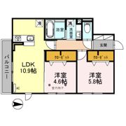 パストラル美南の間取り画像