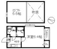 パレット六本松の間取り画像