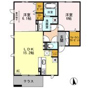 Burs wood A棟の間取り画像