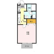 セジュール鴨土の間取り画像