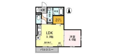 セジュール モンドの間取り画像