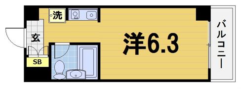 ウエストアベニューの間取り画像