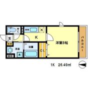 アムール吉田中大路の間取り画像