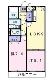 ガーデンヒル鳴滝の間取り画像