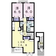 メゾンド アヴェニール B棟の間取り画像