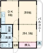 大文字マンションの間取り画像