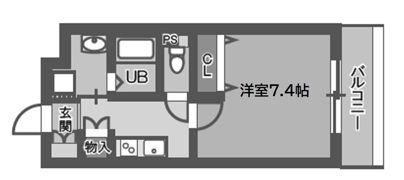 コテージ タケダの間取り画像