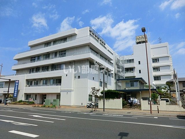 近くに研水会平塚病院あり