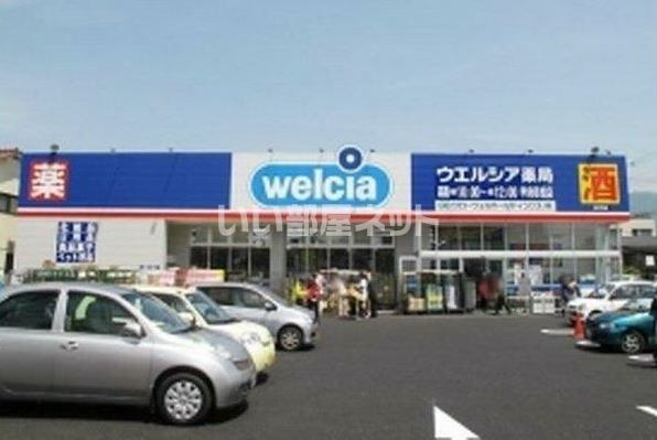 近くのウェルシア薬局甲府若松町まで867m（徒歩11分）