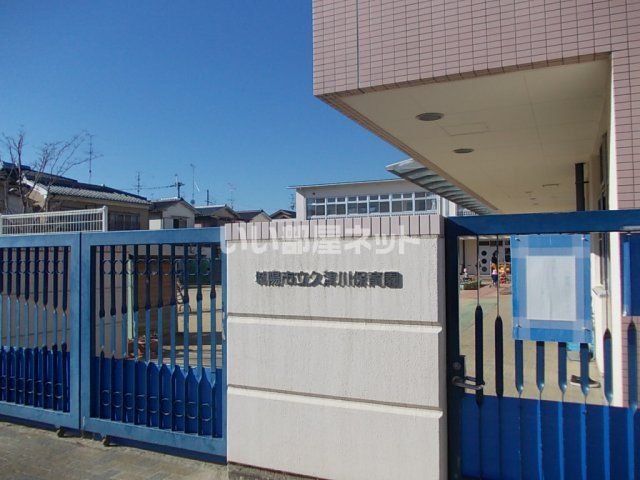 近くの久津川保育園まで324m（徒歩5分）