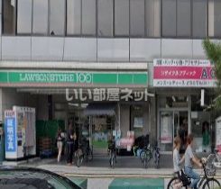 近くのローソンストア100 LS鶴橋駅前店まで528m（徒歩7分）