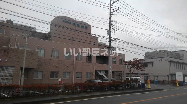 近くに北杜市立甲陽病院あり