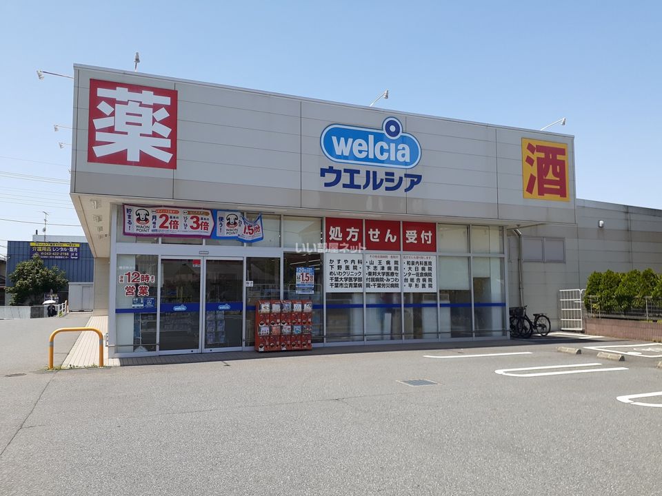 近くのドラッグストアまで369m（徒歩5分）