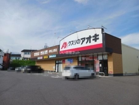 近くのクスリのアオキ伊賀上野店まで883m(徒歩12分)