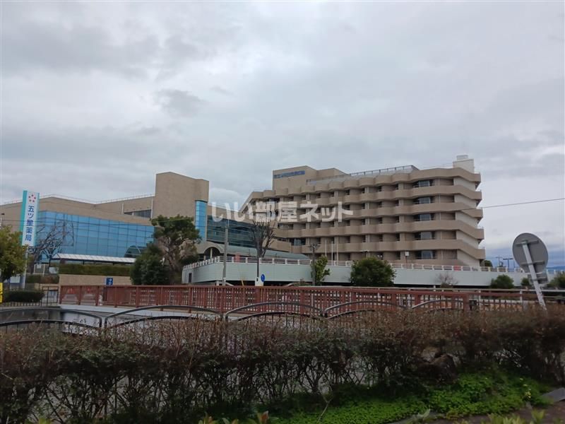 近くの市立岸和田市民病院まで634m(徒歩8分)