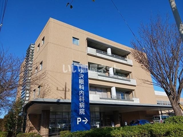 近くの小沢眼科内科病院まで249m(徒歩4分)