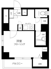 ローズマンションミヤハラの間取り画像