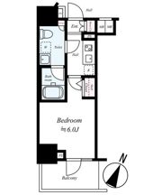 メインステージ三田アーバンスクエアの間取り画像