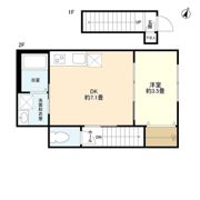 ウェルスクエア都立大学の間取り画像