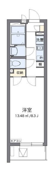 クレイノ陸王の間取り画像