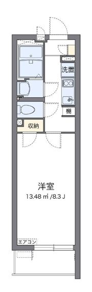 クレイノ陸王の間取り画像