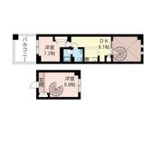 レジデンスシャルマン月島の間取り画像